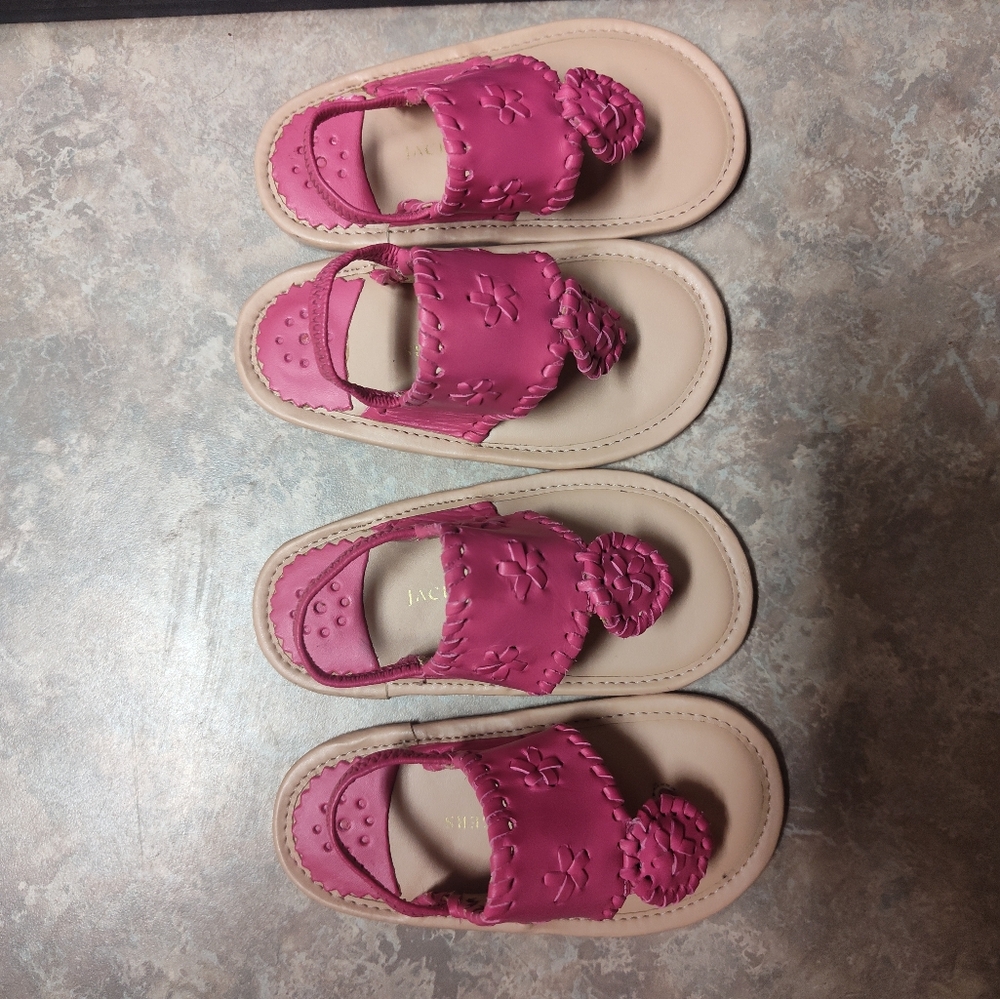 Pink Sandals From Jack Rogers Size 9-12 Months Bundle - Picture 4 of 8